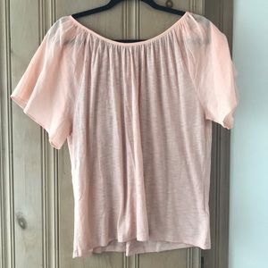 Linen/ cotton short sleeve tee